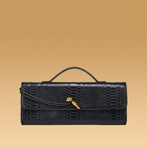 Black Preppy Women's Envelope Handbag